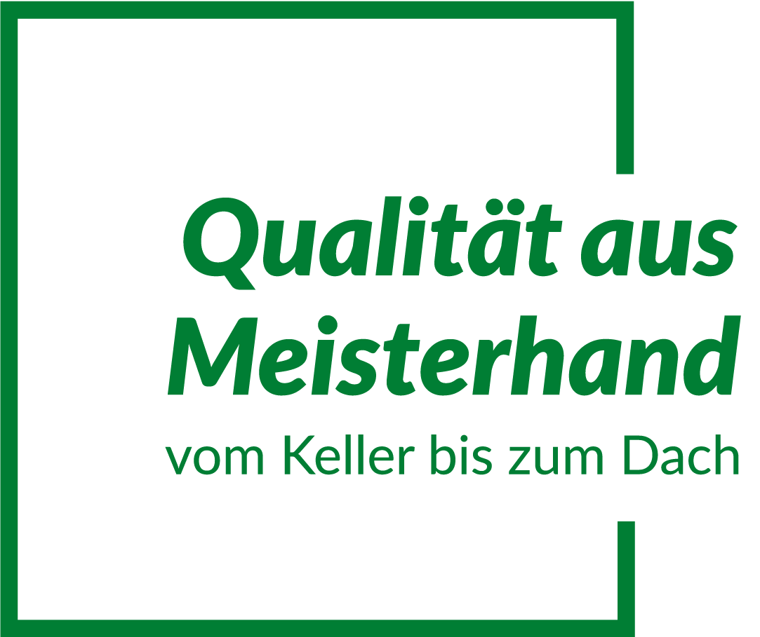 Logo des Unternehmens in grüner Schrift.